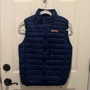 Vineyard Vines Dark Blue Quilted Vest